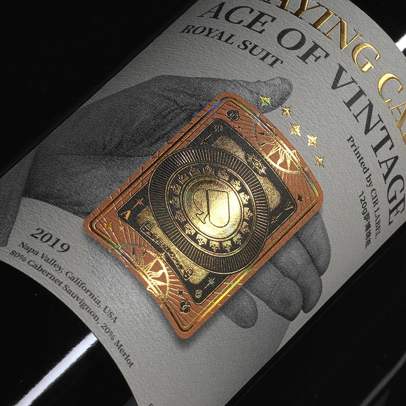 Rotwein vergoldet