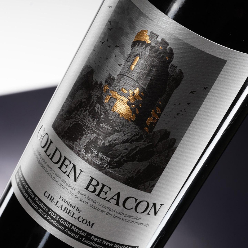 3D -Vergoldung von Rotwein