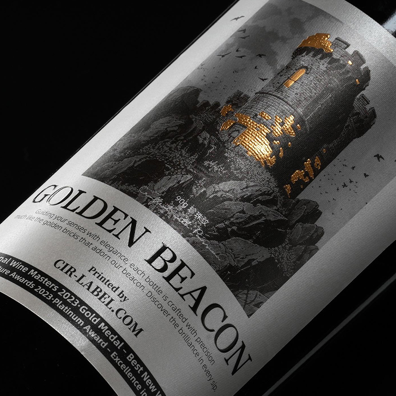 3D -Vergoldung von Rotwein